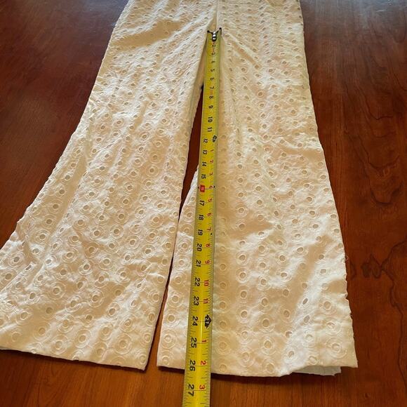 Deadstock Vintage White Eyelet Romper/Jumpsuit - S - Picture 10 of 12